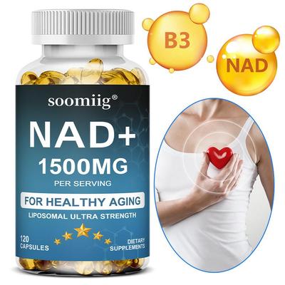 Cápsulas de Aminoácidos Liposomales, Trans-Resveratrol, TMG, Vitamina B3, 120 Cápsulas Suplemento Dietético