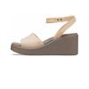 Brooklyn Ankle Strap Wedge Sandals Women's Warm Khaki