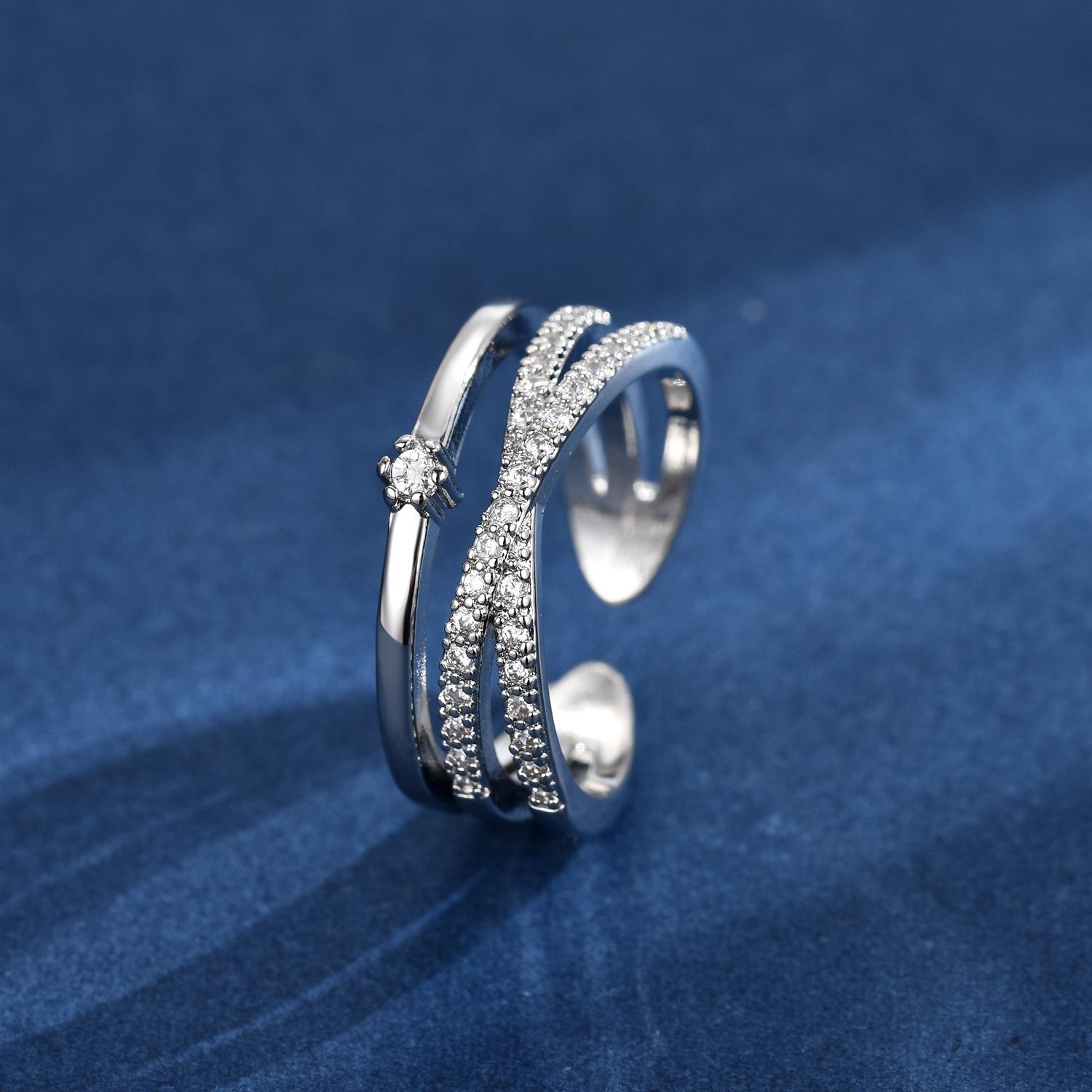 Women s Fashion Adjustable Triple Ring - Niche Design & Versatile Index Finger Ring Adjustable Open Ring