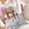 The Quintessential Quintuplets Anime Pillow Covers Sofa Decorative Home Double-sided Printing Short Plush Cute Cushion Cover