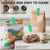 10 Pcs Food Sealing Clips Snack Bag Plastic Sealer Clip Reusable Moisture Proof and Leak Proof for Snack Keep Food Fresh