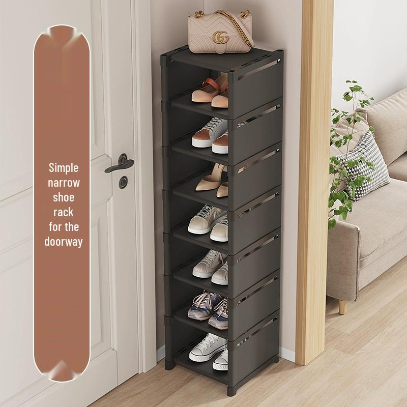 Space-Saving Multi-Layer Shoe Rack for Home or Dorm Entrance