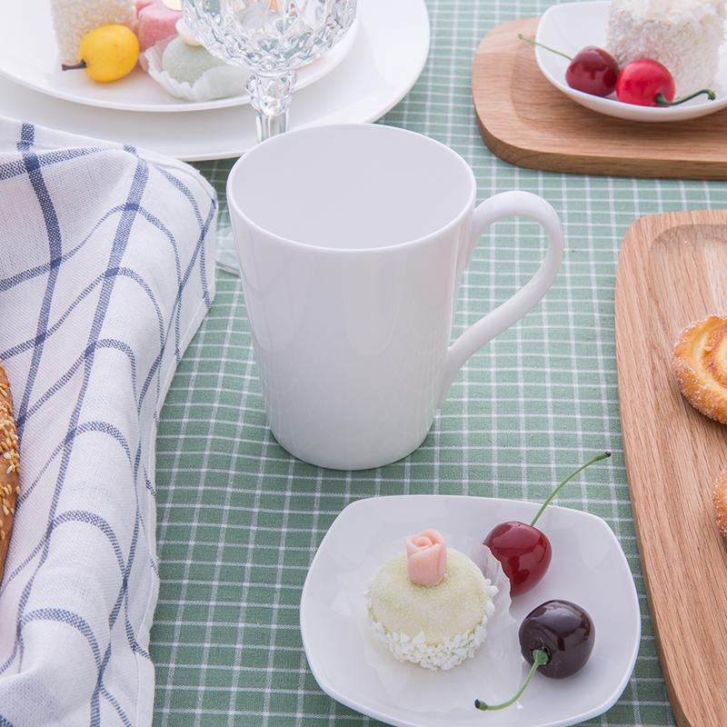 450ML, Pure White Bone China English China Tea Cups, Ceramic Cup Coffee, Enamel Cup, Porcelain Custom Mug, Taza Cafe Tumblers