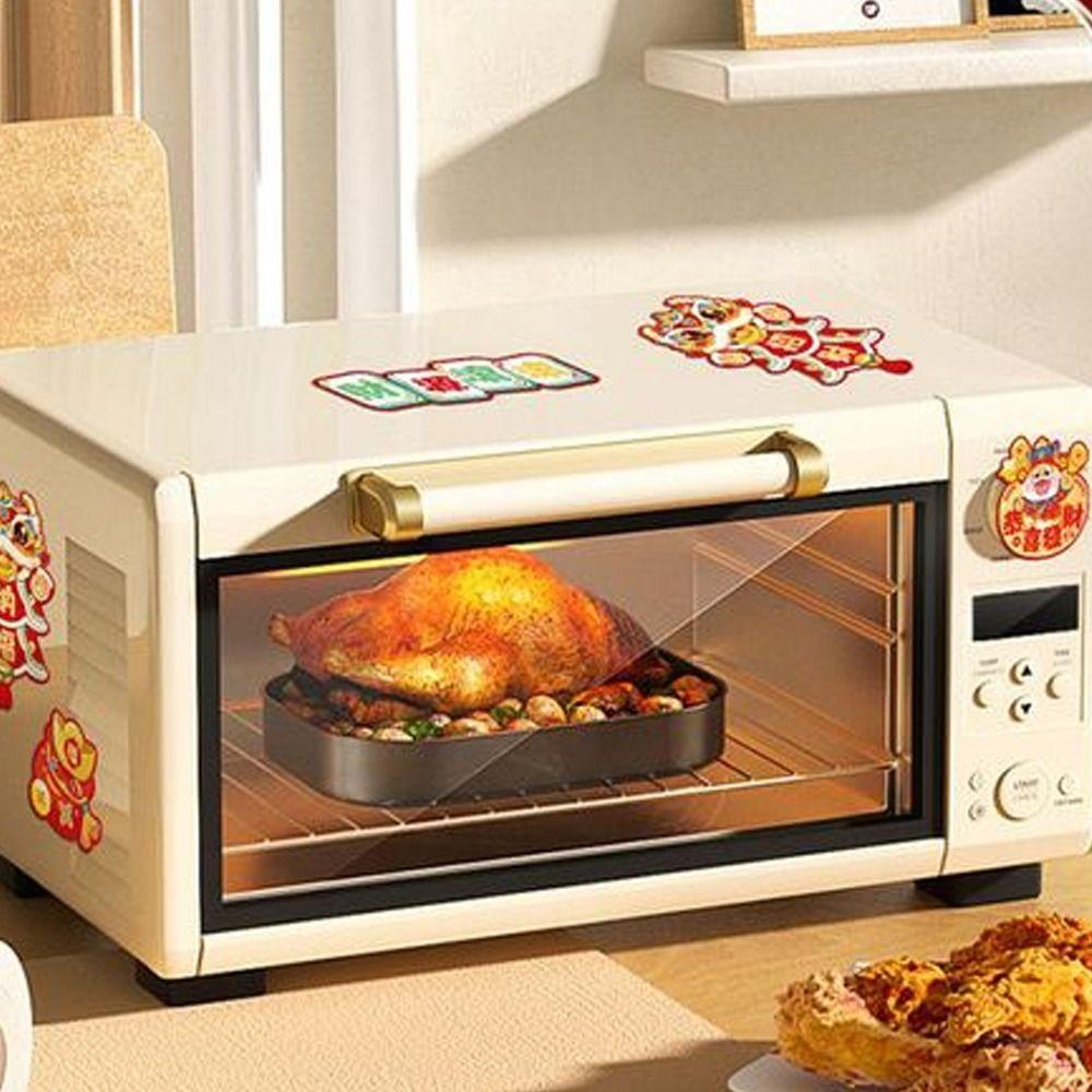 6pcs Traditional 2025 Snake Year Refrigerator Magnet Refrigerator Couplet Sticker  Spring Festival