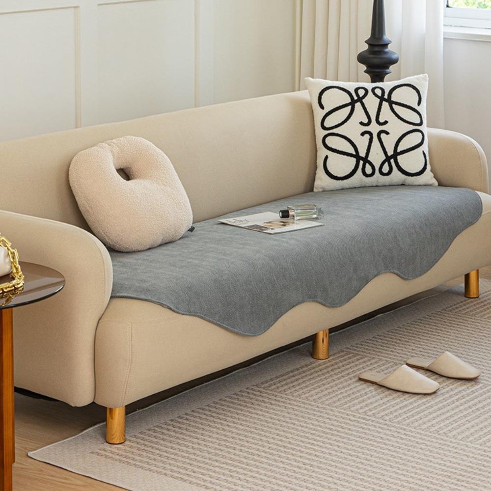 2025 new irregular special-shaped sofa cushion non-slip seat cushion light luxury sofa towel cloth high-end sense universal in all seasons