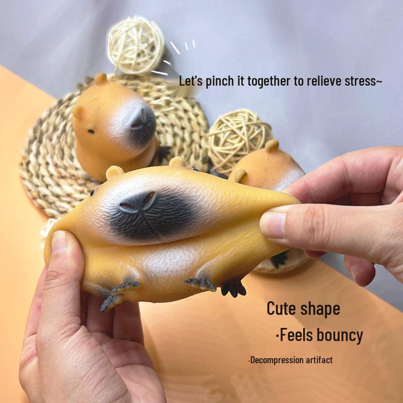 Popular Capybara Stress Relief Squeeze Toy - Quick Rebound and Decompression