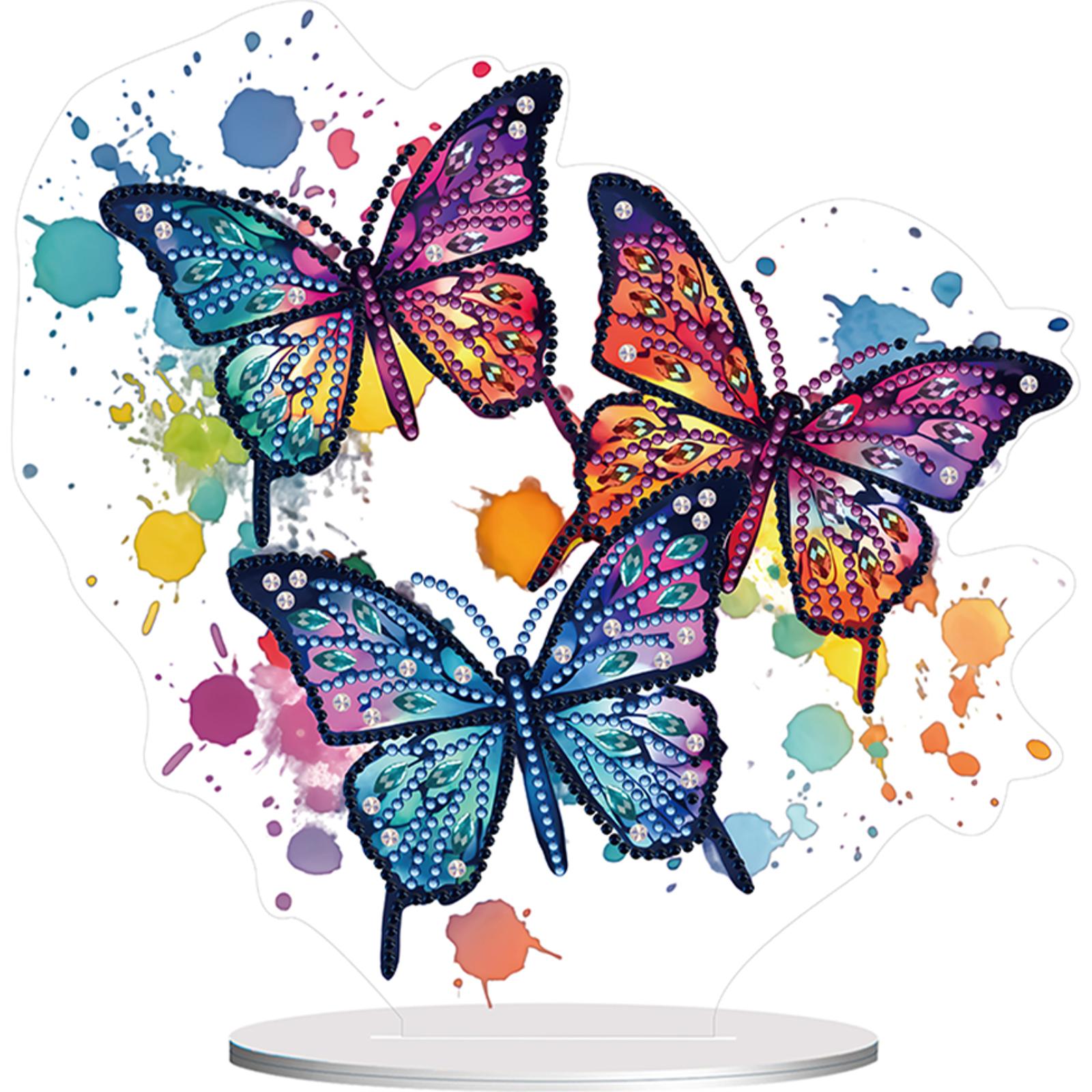 Round+Special Shape Table Top Diamond Painting Ornament Kits Acrylic 5D DIY Diamond Art Tabletop Decorations for Adults Beginner