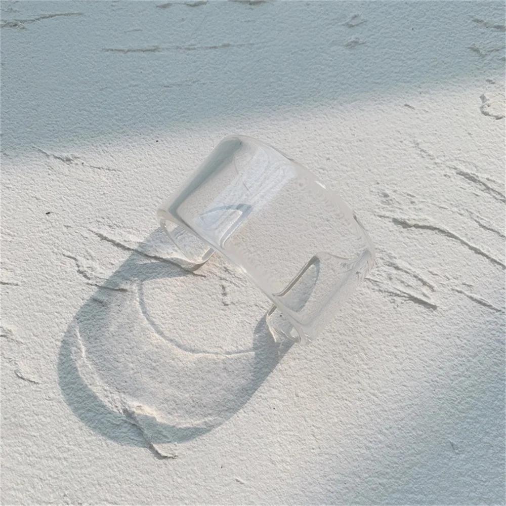 Fashion Cute Open Mouth Sweet Acrylic Bangle Temperament Texture Charm Daily Casual Resin Half Suitable The General Trend Public
