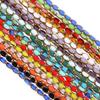 1 Strand 4x7mm Faceted Oval Crystal Beads Colorful Loose Spacer Glass Rice Beads For DIY Handmade Bracelet Necklace Accessories
