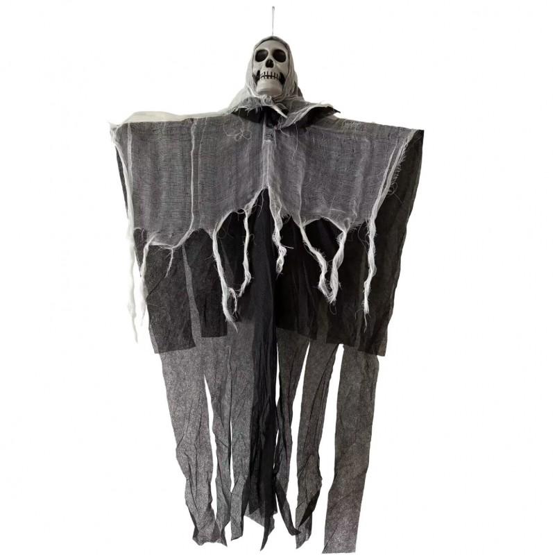 Halloween Hanging Skeleton Ghost Decor Outdoor Scary Prop Haunted House Escape Room Door Decoration