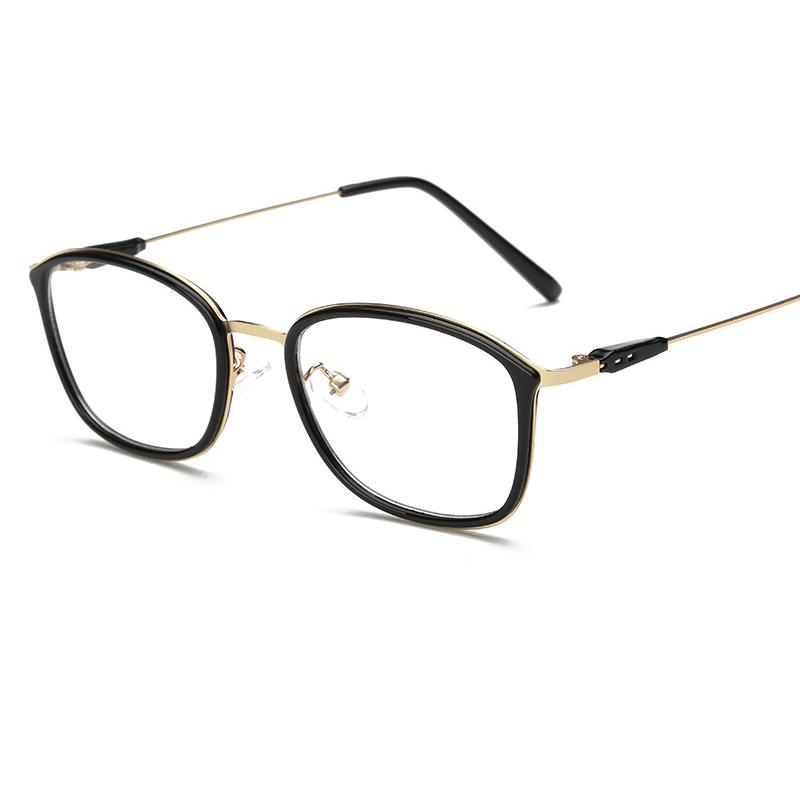 Glasses Spectacle Frame Women Men Square Clear Lens Optical Sunglasses Aviation