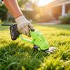 2-in-1 Cordless Hedge Trimmer Electric Hedge & Shrub Shears with 20/10cm Cutting Length, Charger