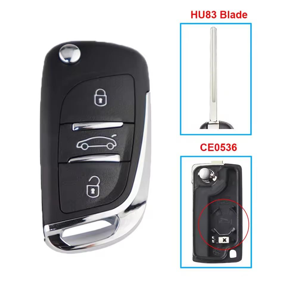 Remote Car Key Shell For Peugeot 208 307 406 308 206 306 307 407 807 207 607 107 Partner Key Case For Citroen C4 C2 Xsara C3 C8