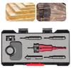 Multifunctional Countersink Drill Bit Set with 8mm and 10mm Blades for Precise Wood Cutting and Chamfer Milling