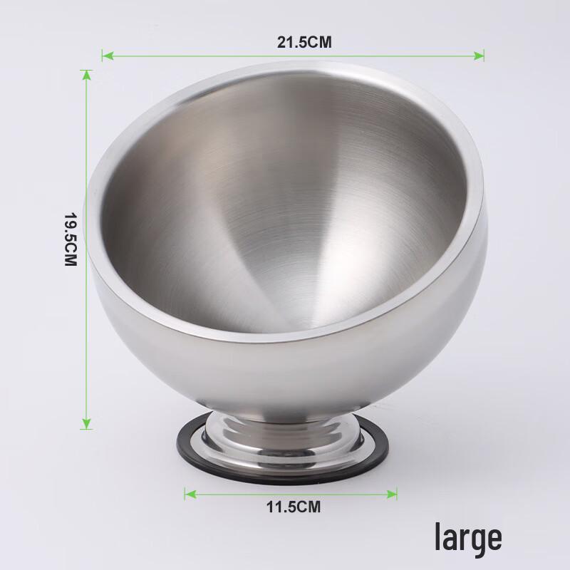 Xihe Commercial Stainless Steel Slanted Seasoning Bowl