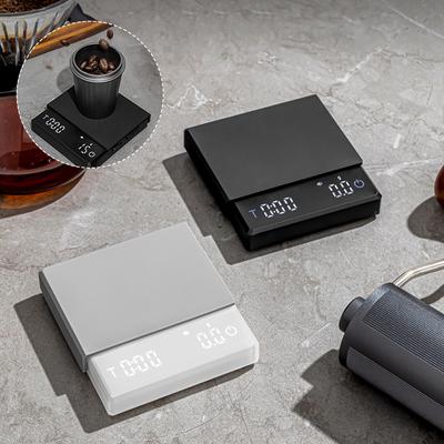 Bilancia da Cucina per Caffè 2kg/0.1g con Timer Ricaricabile Bilancia Digitale 0.1g Alta Precisione 3 Modalità Accessorio Bilancia per Espresso Regalo Barista
