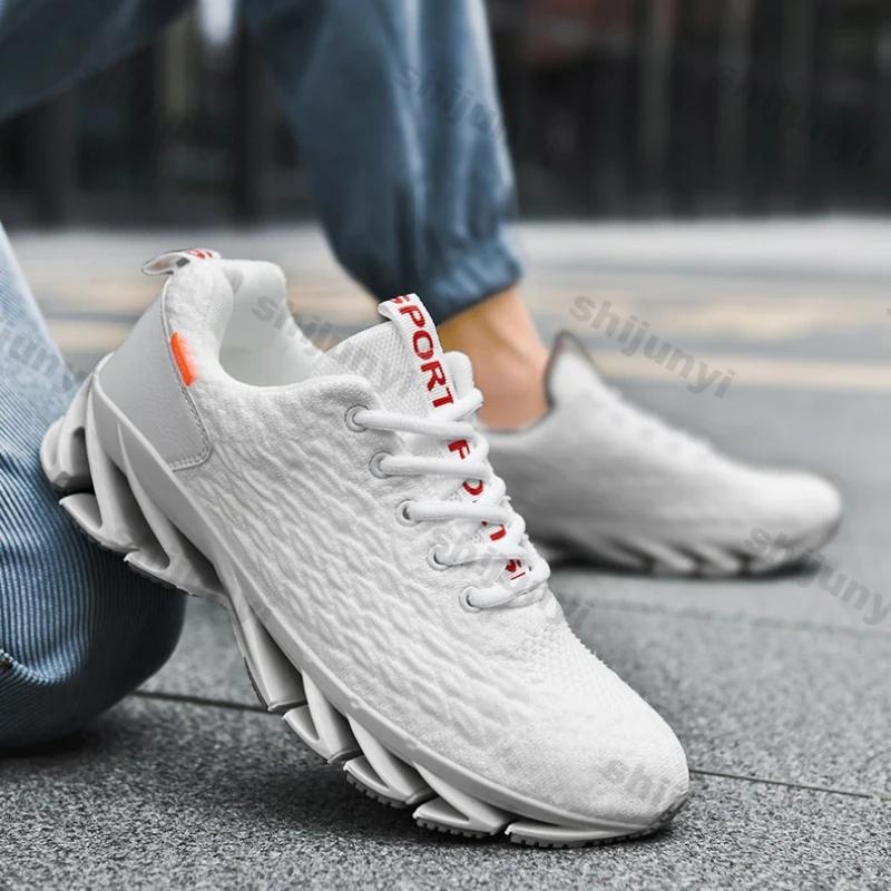 Men's Thick Soled Breathable Running Shoes 2025 New Comfortable Sneakers Casual Outdoor Platform Luxury Tennis Trainers