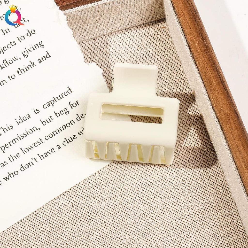 Ki Yue Korean Matte High Ponytail Small Claw Clip for Versatile Updo Hair Styling