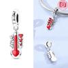 Authentic copper Colored Zircon Stone Hot Air Balloon Pendant Volleyball Slippers Bead Charms Compatible With Bracelets Diy Jewellery Gift Making