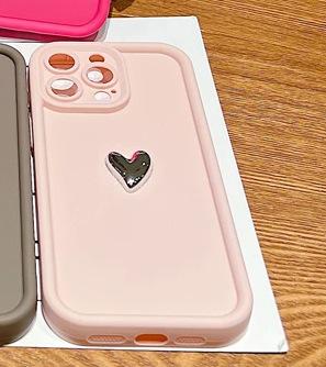 Three-dimensional love applies to Apple 17promax mobile phone case iPhone16/15 emery 14/13 protective case 11