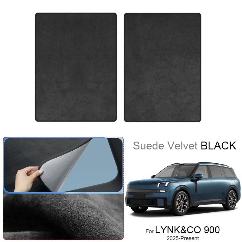 Car Suede Fabric Anti-uv For LYNK&CO 900 2025-Present Electrostatic Adsorption Sunroof Sunshade Auto Heat Insulation Skylight