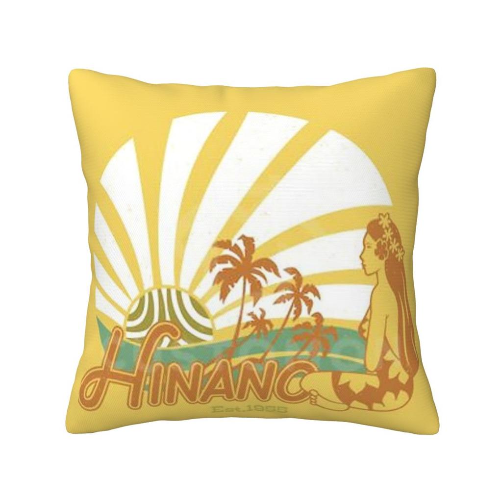 Hinano Tahiti Square Pillowcase Cushion Cover Pillow Case Throw Pillow Cover for Home Sofa Living Room