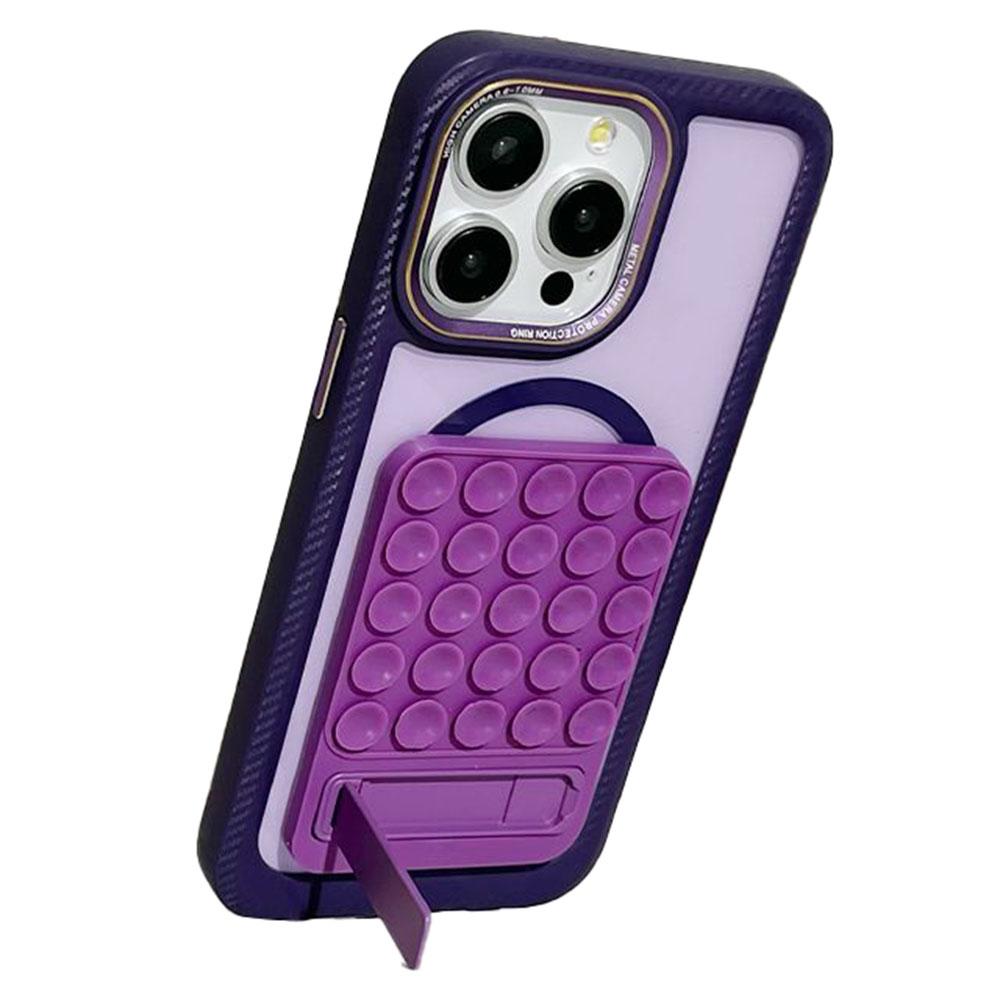 

Silicone Suction Cup Phone Kickstand Strong Adhesive Backing Smartphone Holder E
