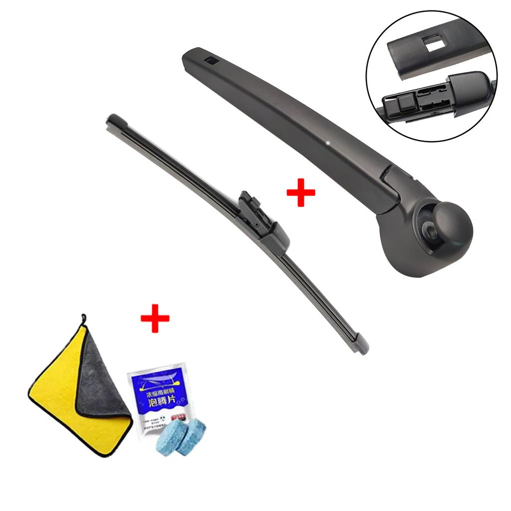 Adatto Per Volkswagen Scirocco 2009--2016 Tergicristallo Posteriore Braccio Tergicristallo Tergicristalli Spazzole Pulizia Acc
