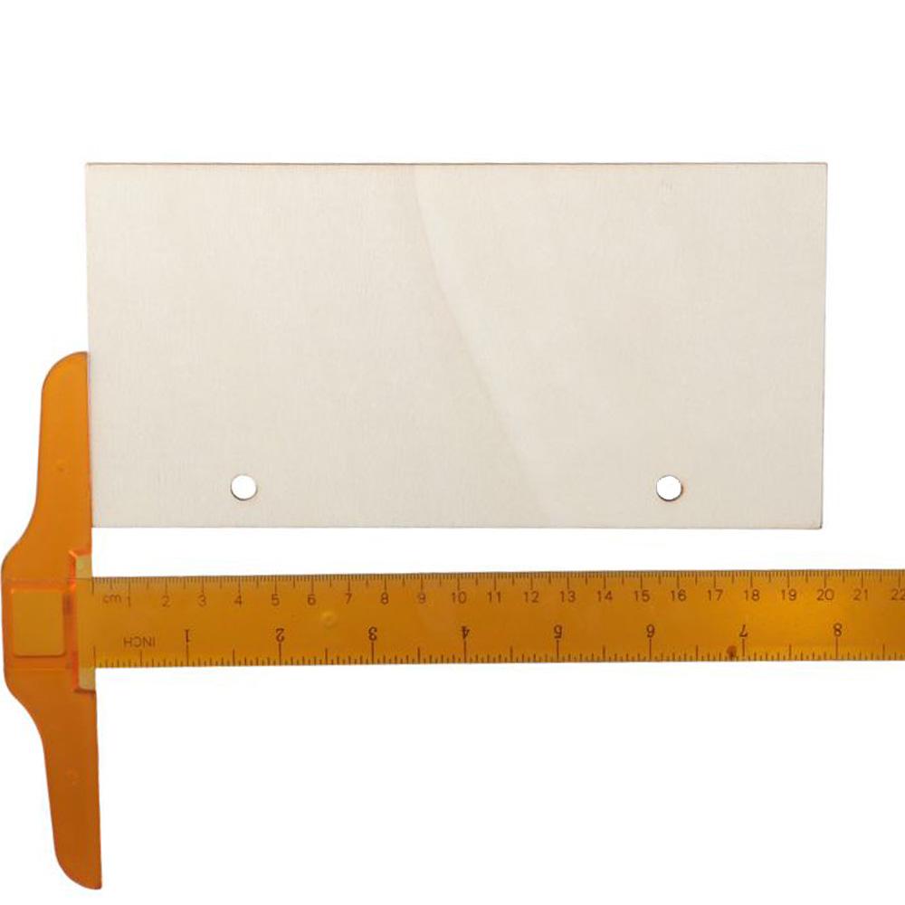 6Pcs 3.94x7.87 Inch Unfinished Wood Sign Wood with Rope Vintage DIY Craft Project Wood Sign  Door