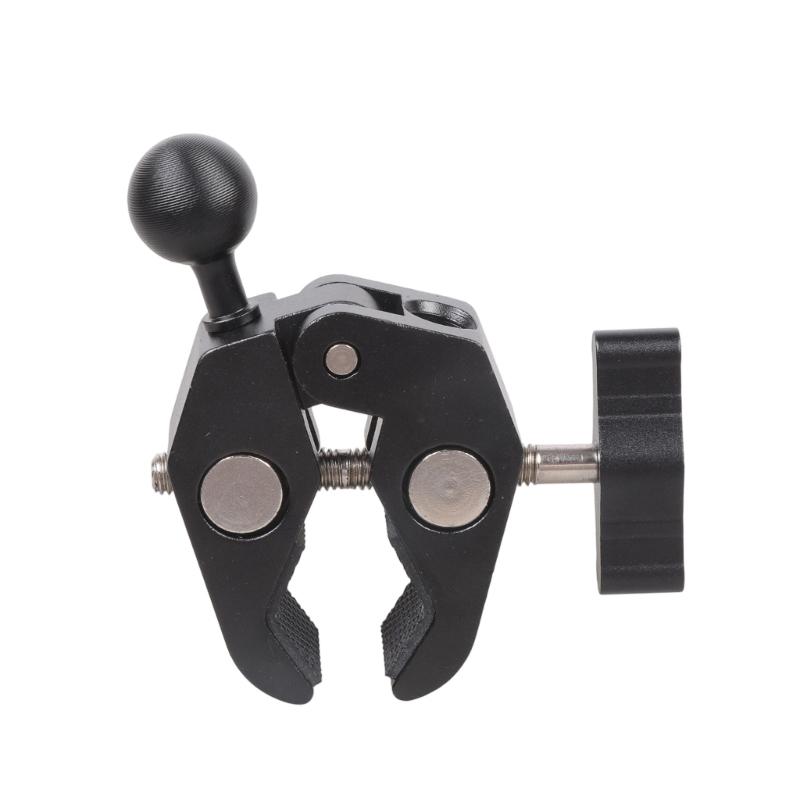 Handlebar Clamp Mount Base 17mm Ball Head for Rails 12-50mm Aluminum Bike Motorbike Phone Mount Holder Claw Clamp Base