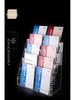 Transparenter Acryl-Displayständer für Bücher und Broschüren - Mehrstufiges Regal für Schreibwaren und Zeitungen