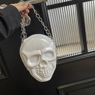 Γυναικείες τσάντες πάρτι Halloween τρομακτικό σχέδιο σκελετού τσάντα κοριτσιού τσάντα-πορτοφόλι τσάντες stiletto τσάντες με αλυσίδα crossbody
