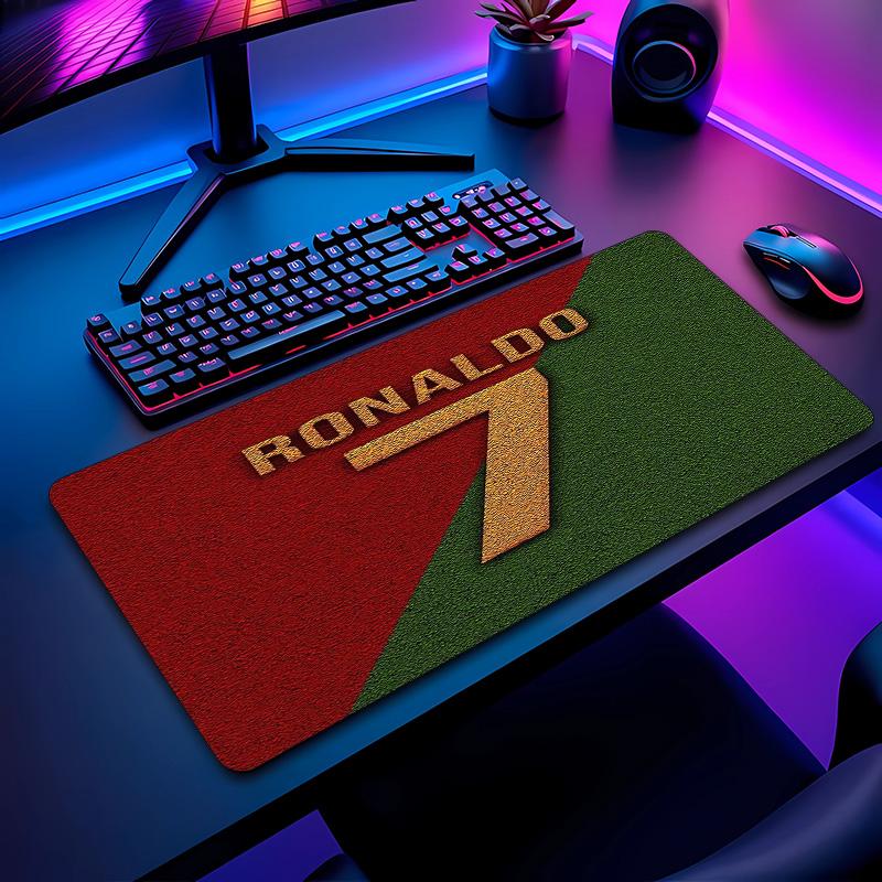 Cristiano Ronaldo Fußballmuster Mauspads Nicht?Rutschfestes Gummi-Basis Gaming-Mauspad Für Schreibtisch Büro Zuhause
