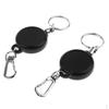 2pcs 1.4" 23.6" Key Retractable Clip Keychain