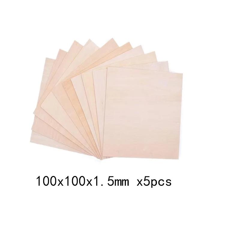 5-20 Stück Balsaholzplatten Furnier 100-300 mm Lang 1 mm/1,5 mm/2 mm/3 mm/4 mm/5 mm/6 mm/8 mm Dick Für Bastel-DIY-Projekt Holzmodellbau