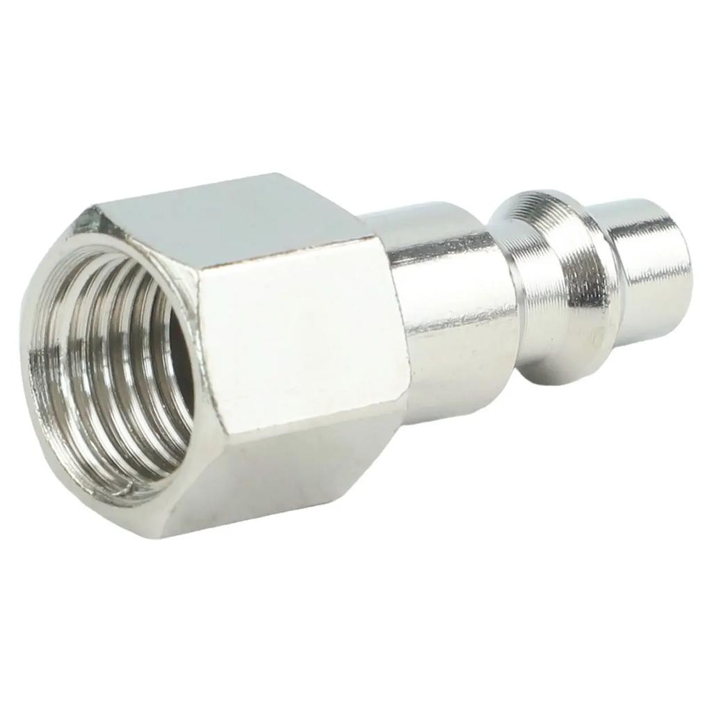 1 4 NPT Fittings Quick Coupler Set Quick Connection Design High Pressure Resistant Long-lasting Performance Use In Workshops