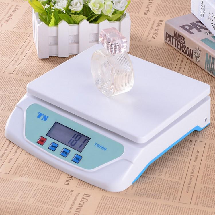 

TS500 Express Electronic Kitchen and Baking Scale: Precise Household Food Gram Scale 30kg/1g with battery