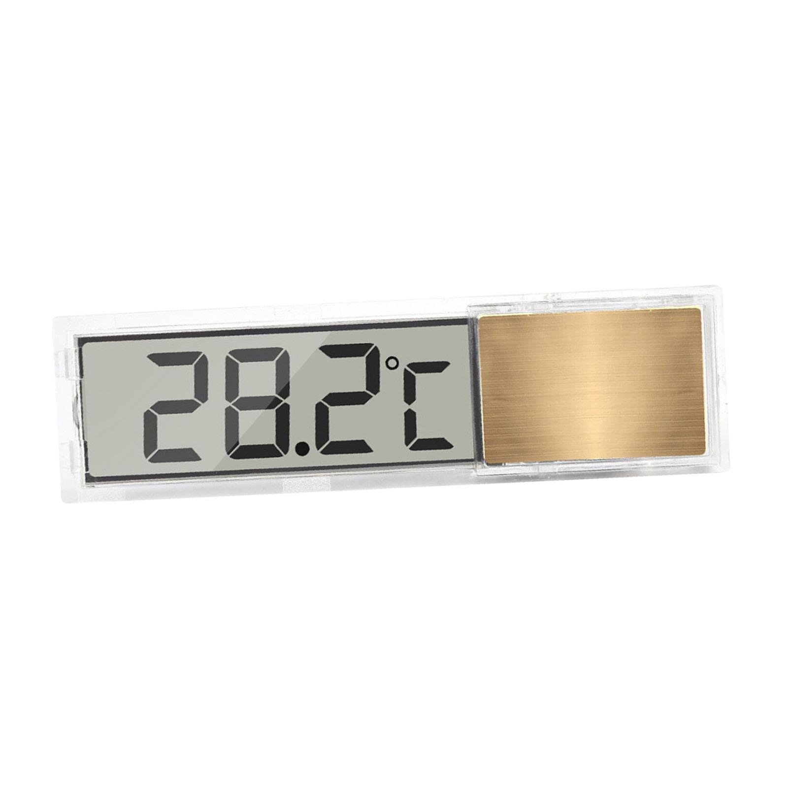

Electronic Aquarium Thermometer Aquarium Humidity Meter ±1°C LCD Display золотистий