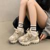 2025 New Ladies Shoes Versatile Women's Vulcanize Shoes Mixed Colors Platform Women Sneakers Outdoor Lace Up Casual Shoes