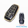 Car Remote Key Case TPU Cover Shell Fob For Ford Fusion Mondeo Mustang F-150 Explorer Edge 5 Buttons Protector Bag Accessories