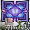 Geometric Colorful Diamond Pattern Pattern Wall Hanging Tapestry Decorative Tapestry Home Decor for Bedroom and Living Room