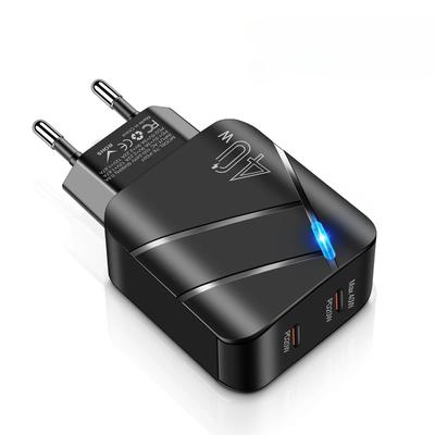 Încărcător USB C de 40W, încărcare rapidă, încărcător dual PD, tip C, adaptor de încărcare rapidă pentru iPhone 16, 15, 14, Samsung, Xiaomi, Huawei