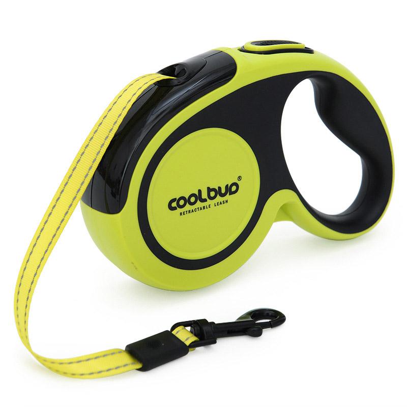 Dog traction rope with automatic reflective Leash Retractable Roulette Leads Running for Small Large
