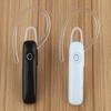 New Bluetooth Noise Cancelling Single Ear Headset with Mic & Ear Hook - Car Phone Wireless Earphones