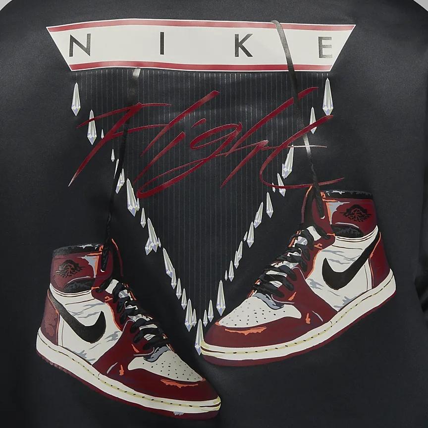 (WMNS) Air Jordan Flight Renegade Jacket 'Black' Women's DQ9802-010