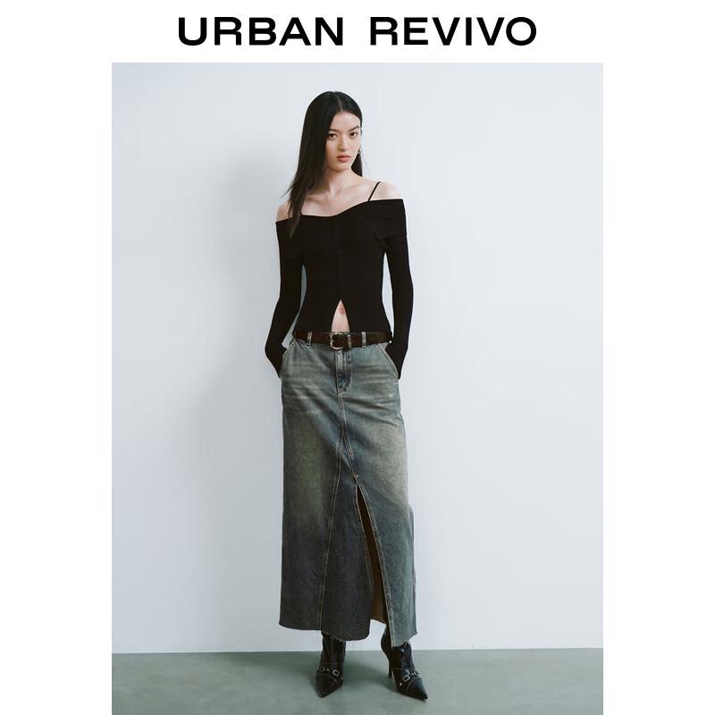 Women's Off-Shoulder Slim Fit Knit Top