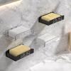Wall Mounted Soap Rack Self Adhesive Soap Storage Tray Detachable Soap Dish Holder  Toilet