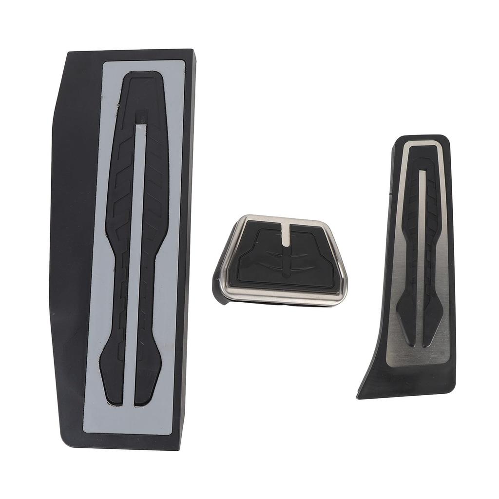 Footrest Gas Brake Pedal Cover Set Rubber Accelerator Brake Pedal Cover for F20 F21 F40 E30 E36 E46 E90 E91 E92 E93 F31 G20 G21 Non-Slip