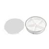 Sensory Bin with Lid Removable Storage Inserts 5 Grids Multifunctional White Sensory Bins for