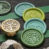 Wax Seal Stamp Head Brass Head, Vintage Key Pattern Embossed Sealing Mystery Themed for Envelope Journal Gift Packaging Invitation